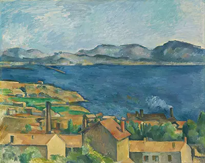 The Sea at l'Estaque Paul Cezanne